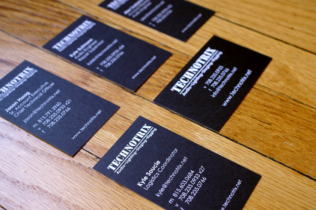Technotrix business cards
